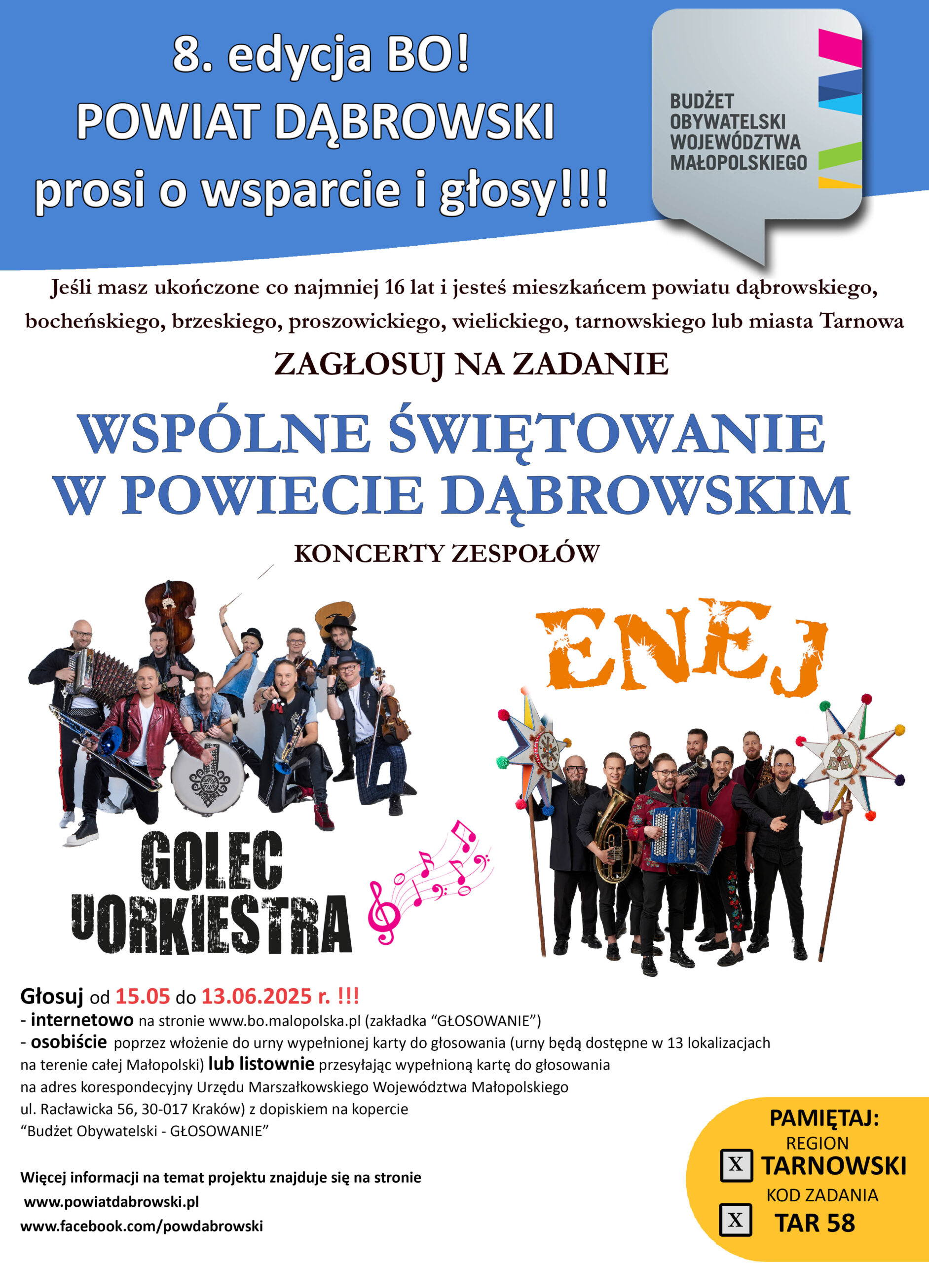 8. edycja BO. Głosowanie startuje 15 maja i potrwa do 13 czerwca!