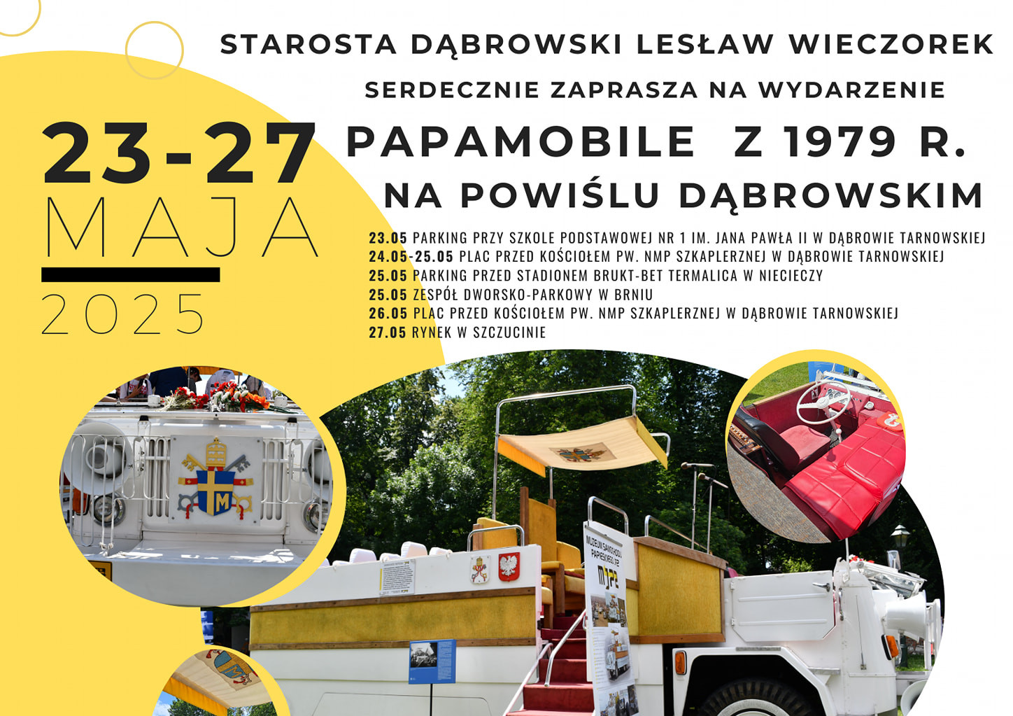 Papamobile JP2 w naszym regionie!